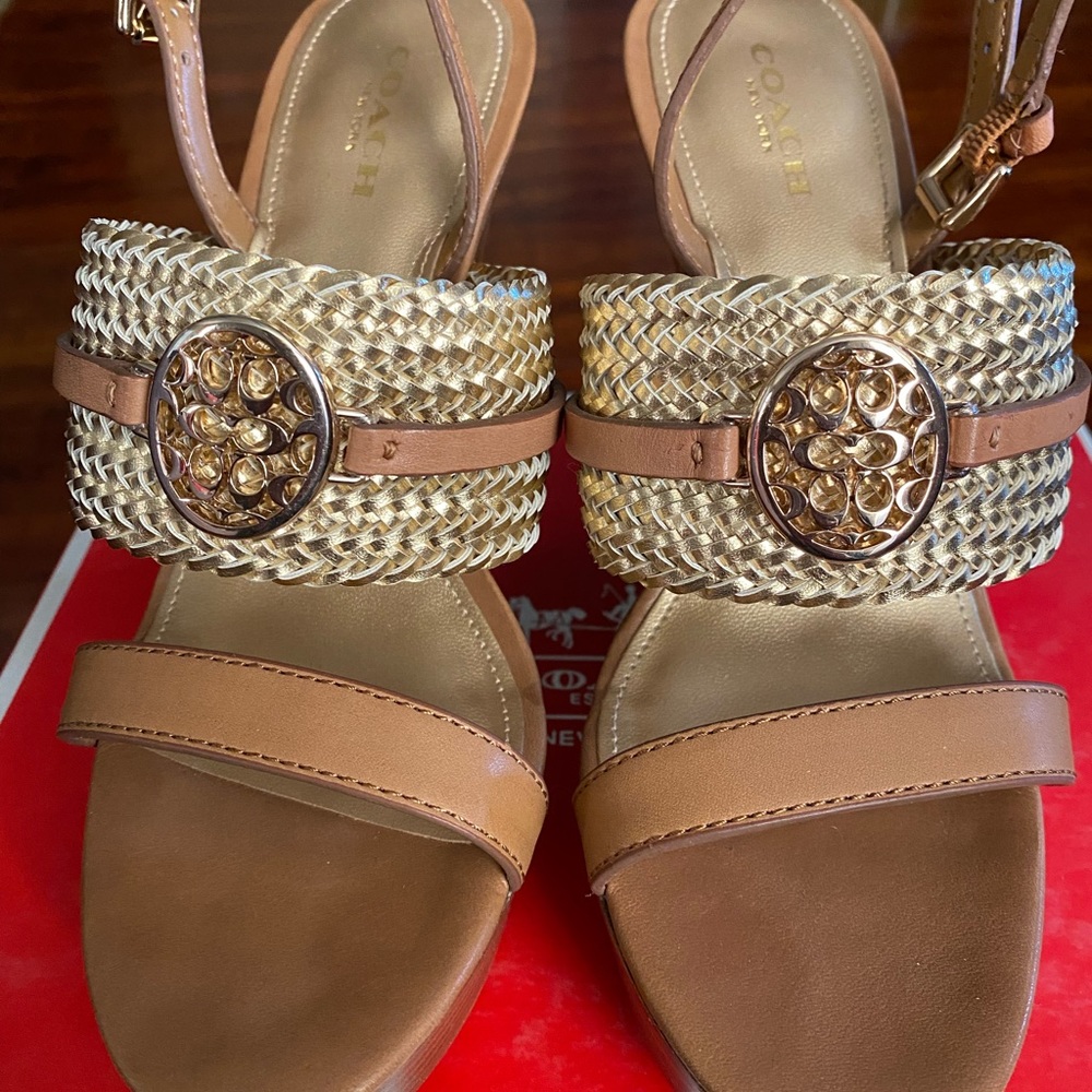 Coach wedge shoes